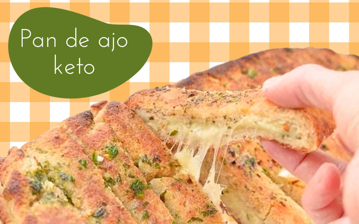 Receta Pan de Ajo Keto